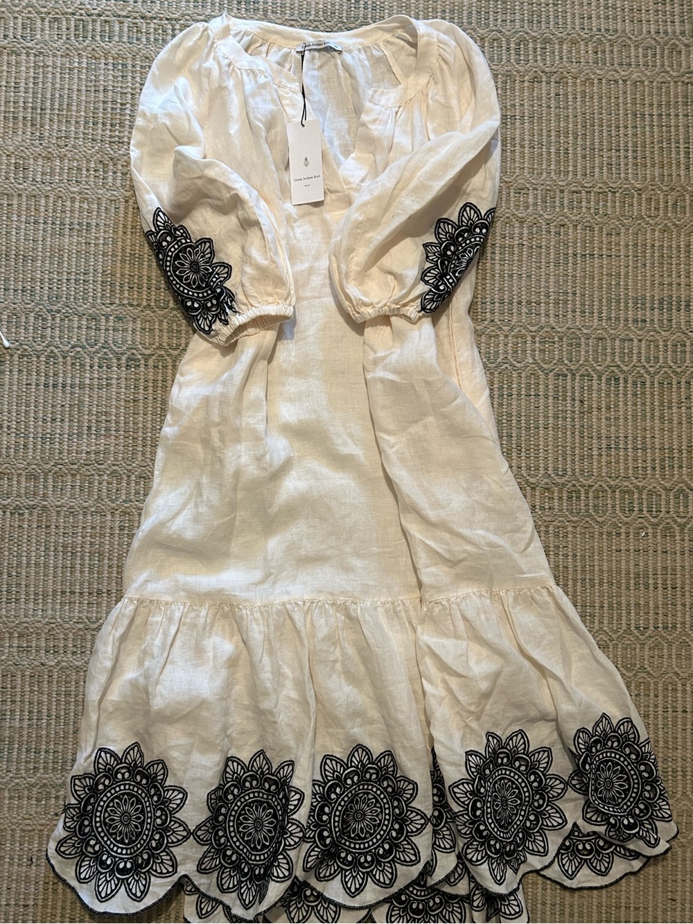 NWT Greek Archaic Kori Linen Dress